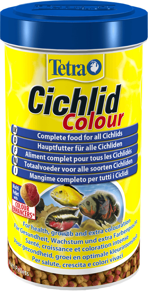 Tetra Cichlid Colour pour Cichlidés avec activateurs de couleurs (10 l.)