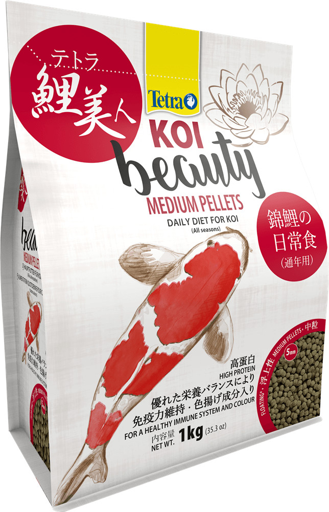 Tetra Koi Beauty Medium pour la santé et les couleurs des carpes koï (10 l.)