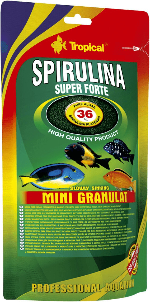 Tropical Super Spirulina Forte 36% Mini Granulate