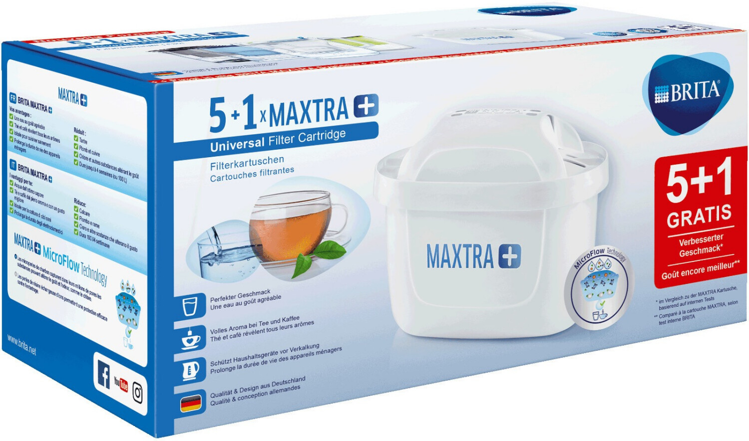 Filtro Brita Maxtra Pack 5+1 - Electrodomésticos Feijóo