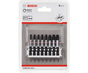 Bosch  2608522329 Impact Control Schrauberbitpack 50 mm T15 T20 T25 T30 T40 Bits 