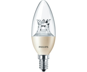 Philips Master Glühbirne LED Kugel 8,5W E27 dimmbar DimTone 2200-2700K warmweiß 