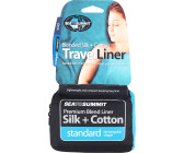 sea to summit silk and cotton travel liner