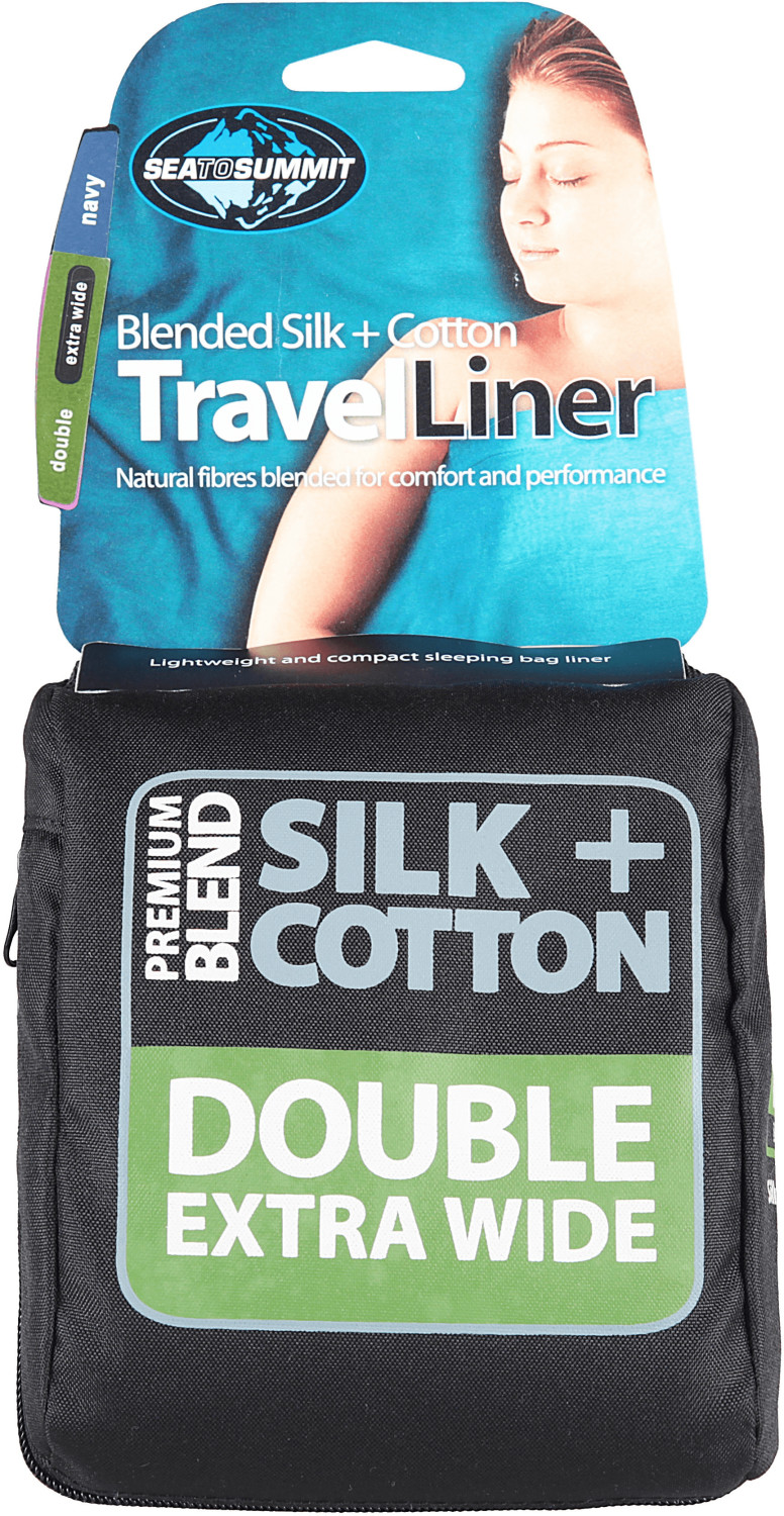 Sea to Summit Travel Liner soie et coton (185x185)