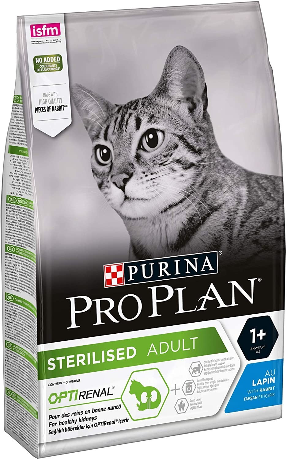 Purina Pro Plan OptiRenal Sterilised lapin (3 kg)