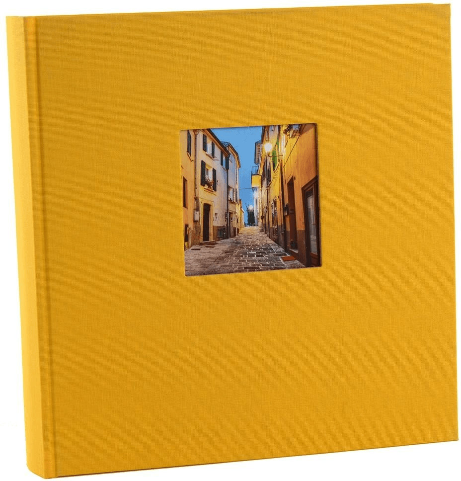 Goldbuch Bella Vista 30x31/60 jaune (pages noires)