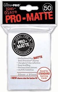 Ultra Pro Sleeves Pro-Matte (50) (white)