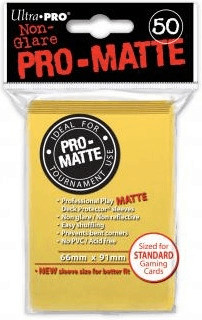 Ultra Pro Sleeves Pro-Matte (50) (yellow)