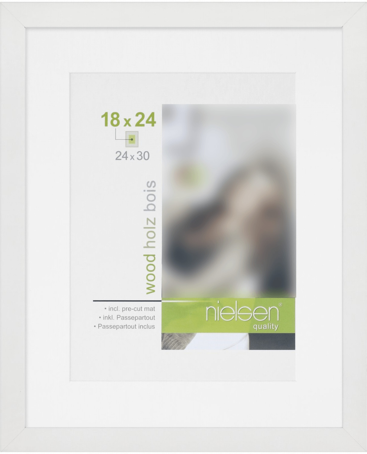 Nielsen Plastic Picture 24x30 white