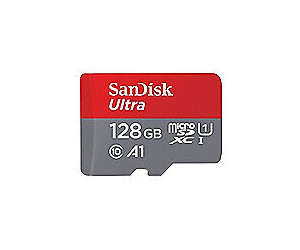 Carte mémoire Micro SD Sandisk 128 Go en réduction de 28
