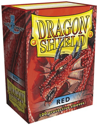 Arcane Tinmen Dragon Shield 100 Stück (red)