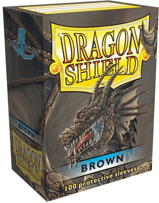 Arcane Tinmen Dragon Shield 100 Stück (brown)