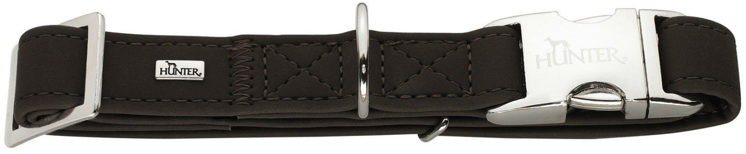 Hunter Softie Alu-Strong dog collar - Brown M