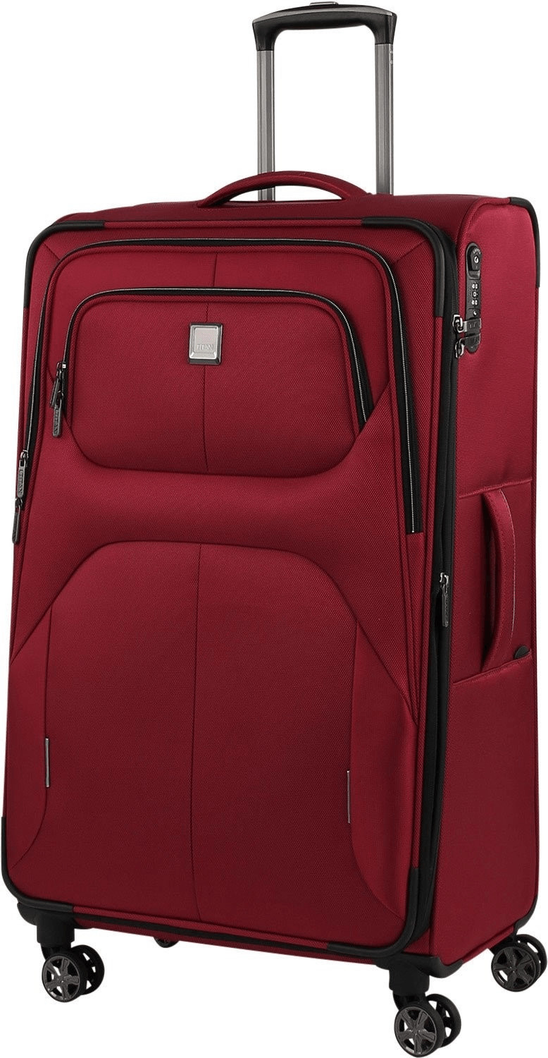 Titan Nonstop 4 Wheel Trolley 79 cm red