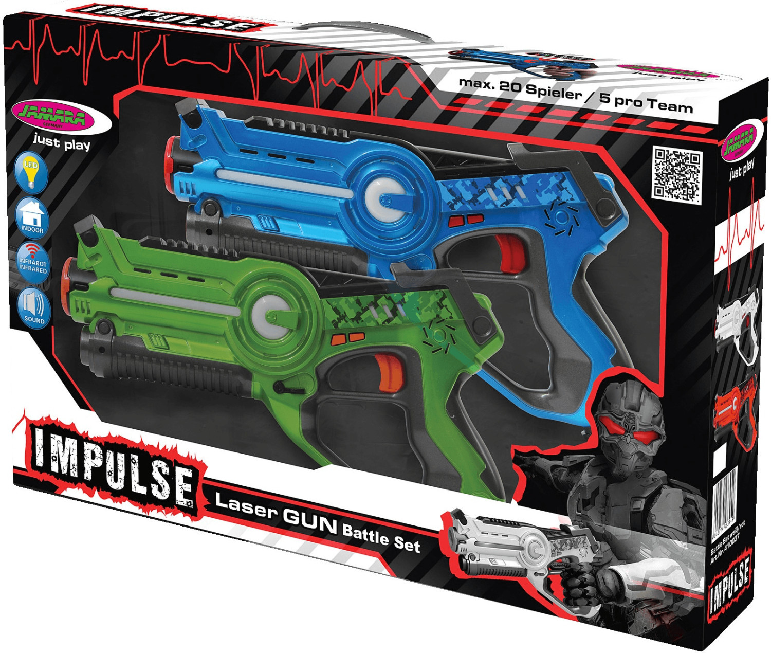 Jamara Impulse Laser Gun Battle Set ab € 67,95 Preisvergleich bei