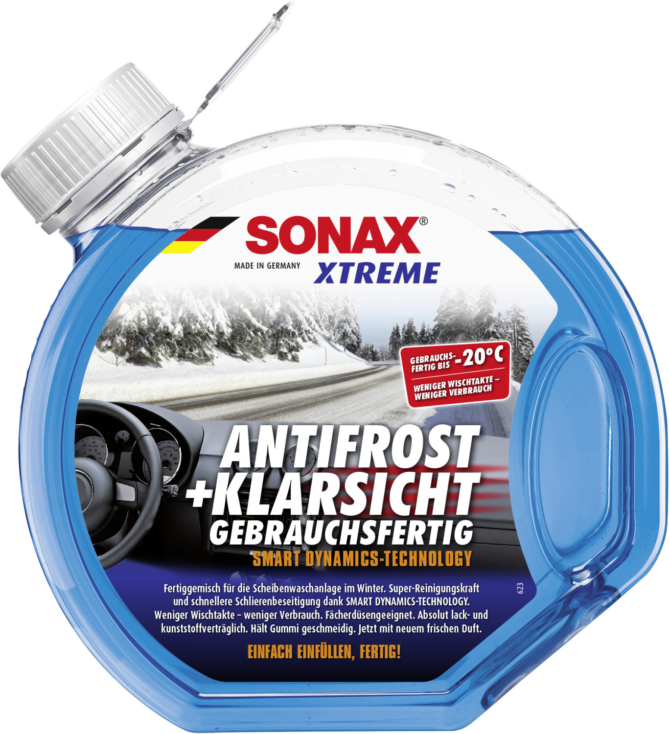 Sonax Xtreme AntiFrost+Klarsicht Gebrauchsfertig Scheibenreiniger Zirbe 5l  ab € 11,58 (2024)