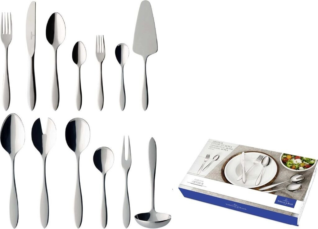 Ménagère 68 Pièces Villeroy & Boch – Inox – Service De Table Complet – Neuf