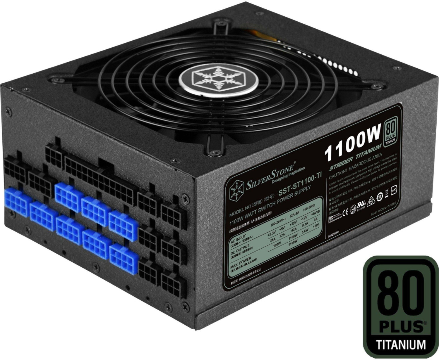 SilverStone Strider Titanium SST-ST1100-TI 1100W