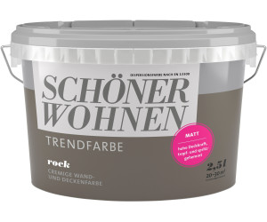 Schoner Wohnen Trendfarbe Rock Matt Grau 2 5 L Ab 19 00 Preisvergleich Bei Idealo De