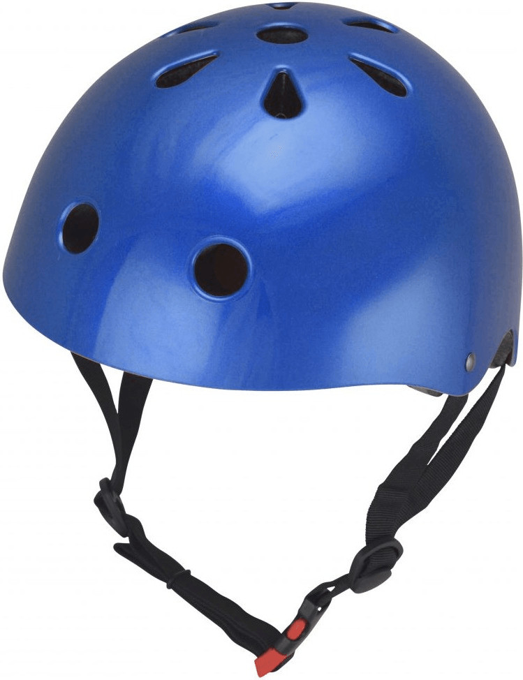 Kiddi moto Metallic Blue Helmet