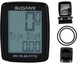 Fahrrad Computer Sigma Sport BC 9.16/ATS  kabellos  schwarz/weiß 