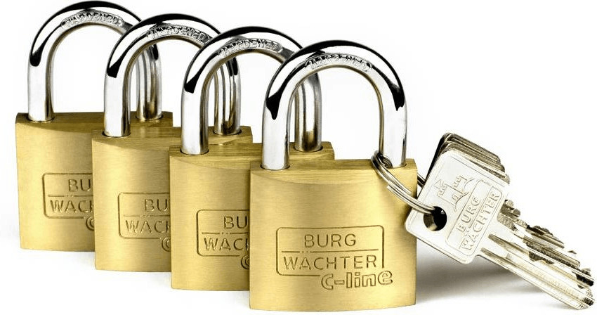 Burg Wächter Set de cadenas Quadro 222 40 SB