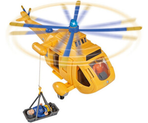 Simba 109251002 Feuerwehrmann Sam Hubschrauber Wallaby II mit Figur 
