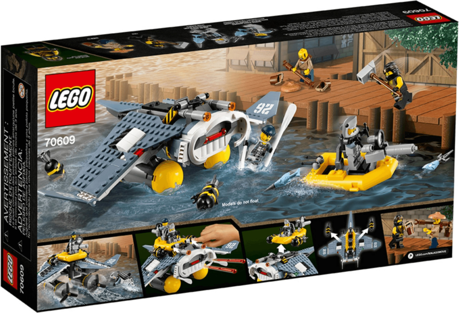 Buy LEGO Ninjago Movie Manta Ray Bomber 70609 from 39.99