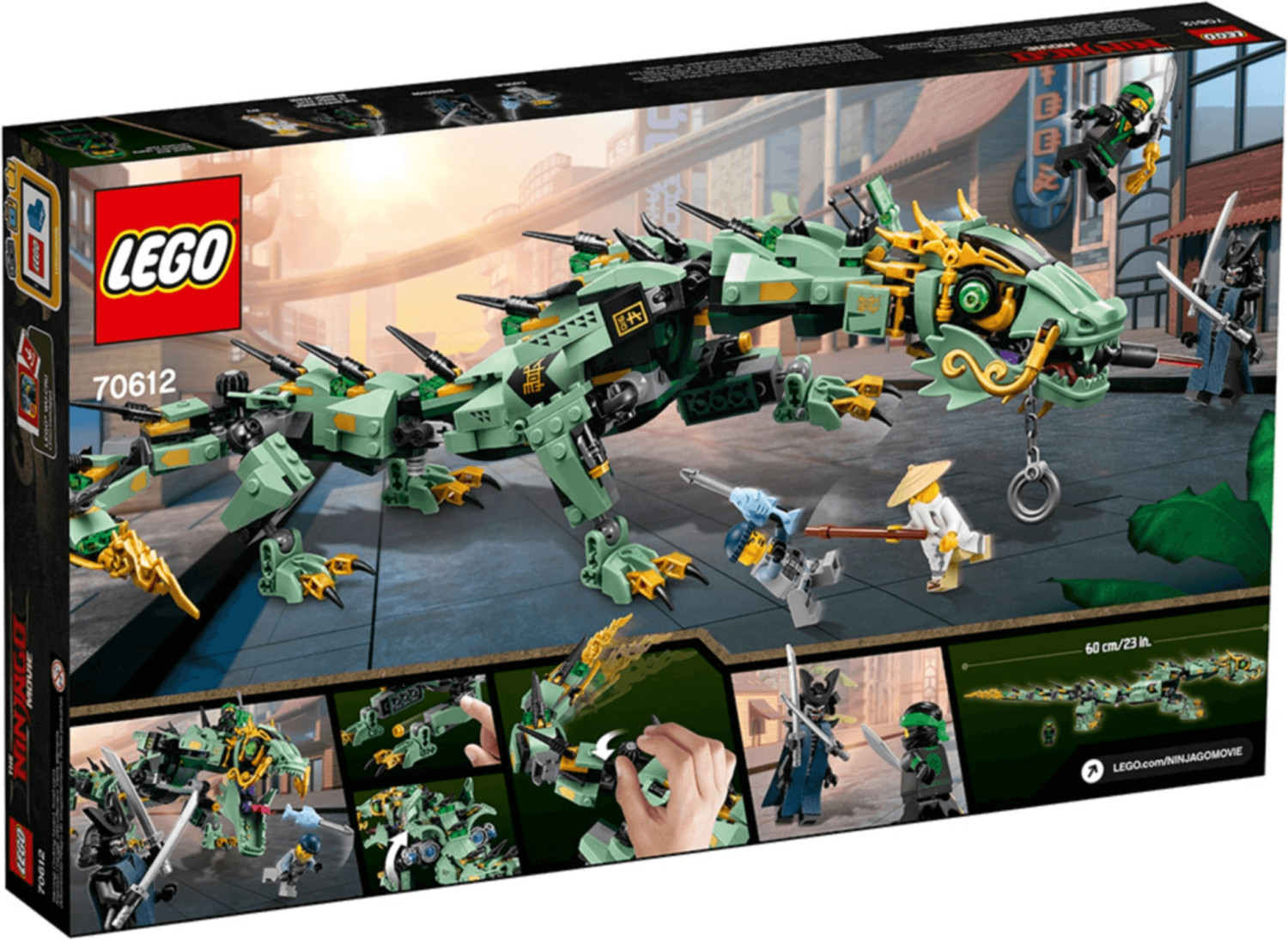 Dragon mecanico del store ninja verde