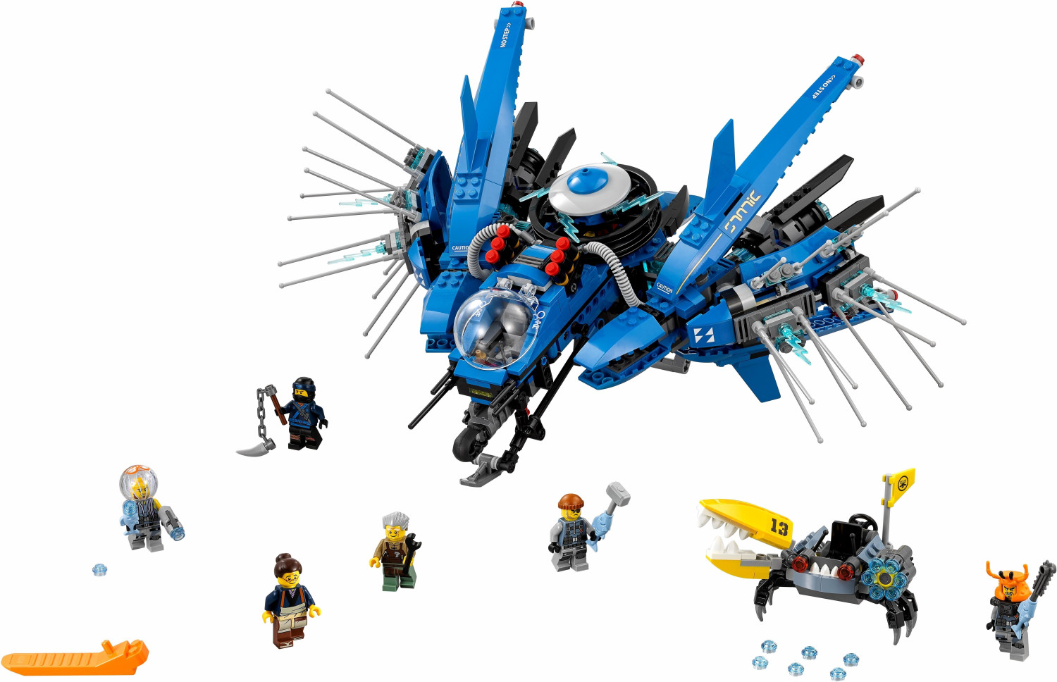 Ninjago blue lightning clearance