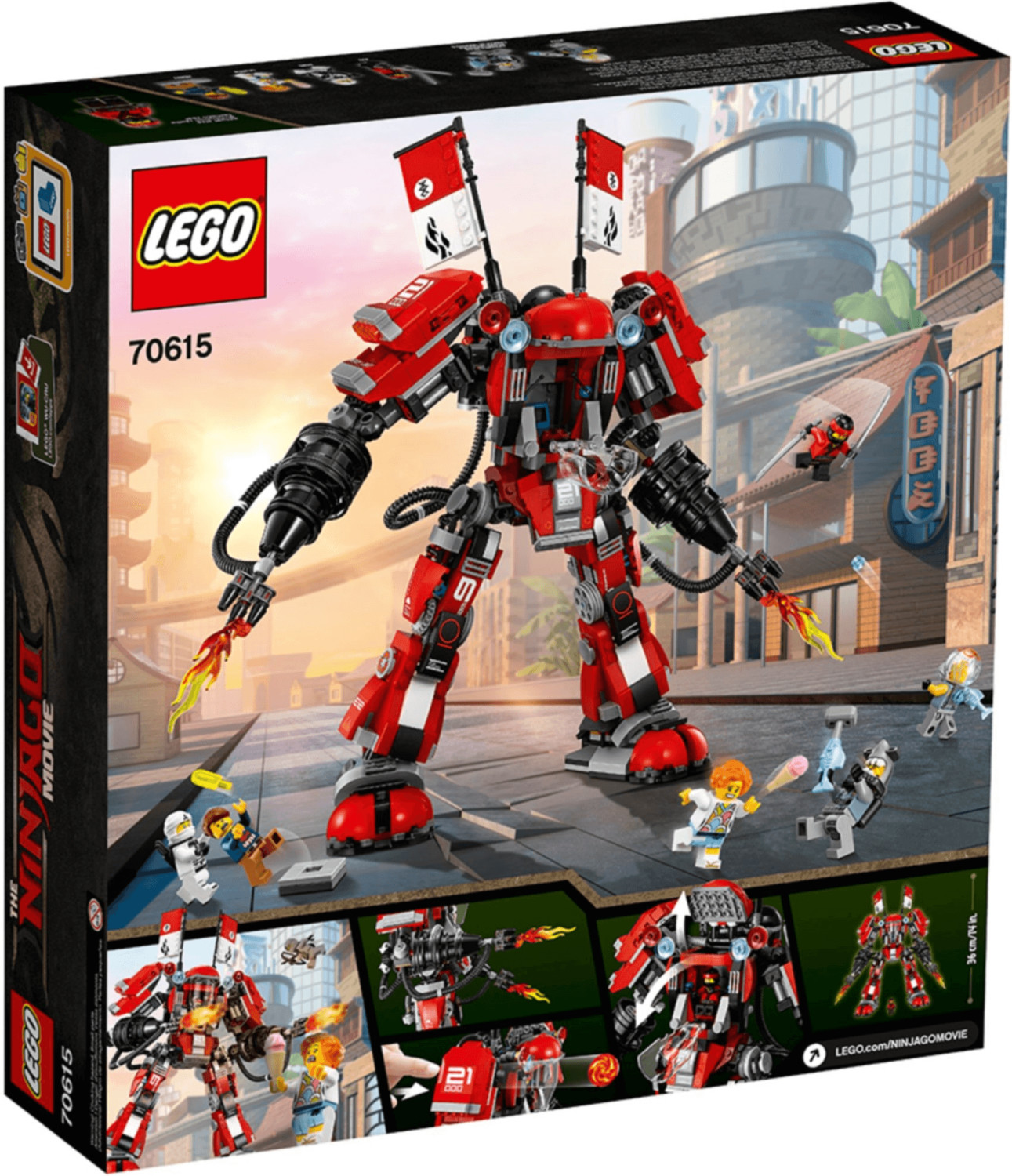 Lego ninjago robot best sale de fuego