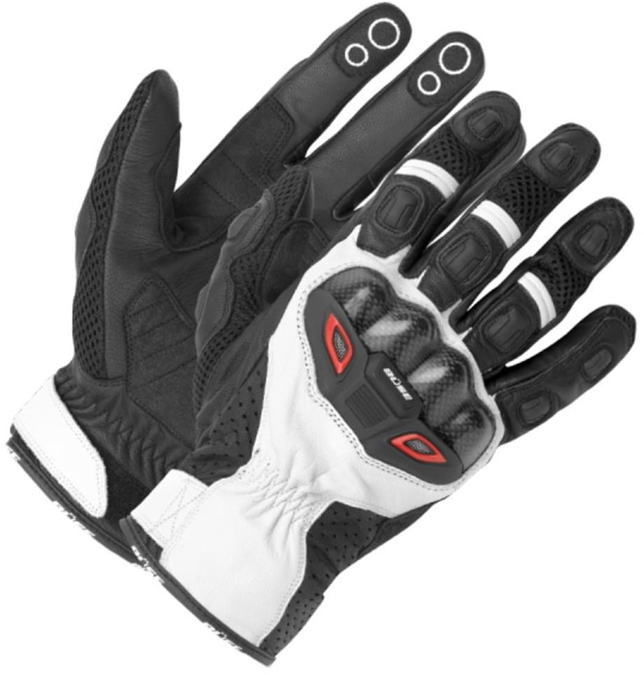 Büse Gants Airway noir/blanc