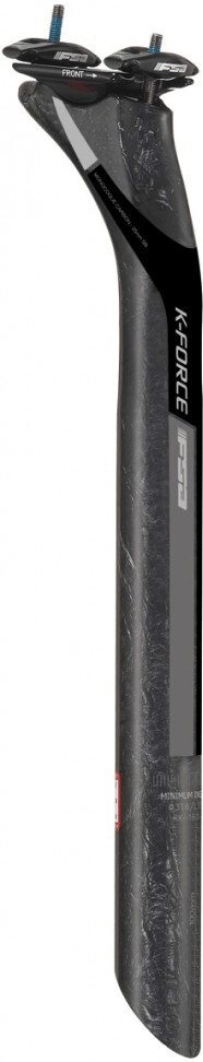 FSA Tige de selle K-Force Carbon noir/gris (31,6 mm)