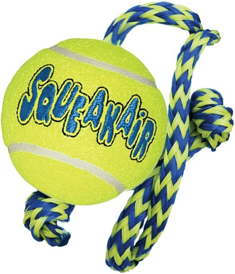 Kong AirDog SqueakAir Ball avec corde