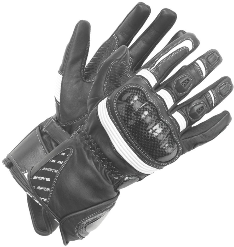Büse Gants Misano noir/blanc
