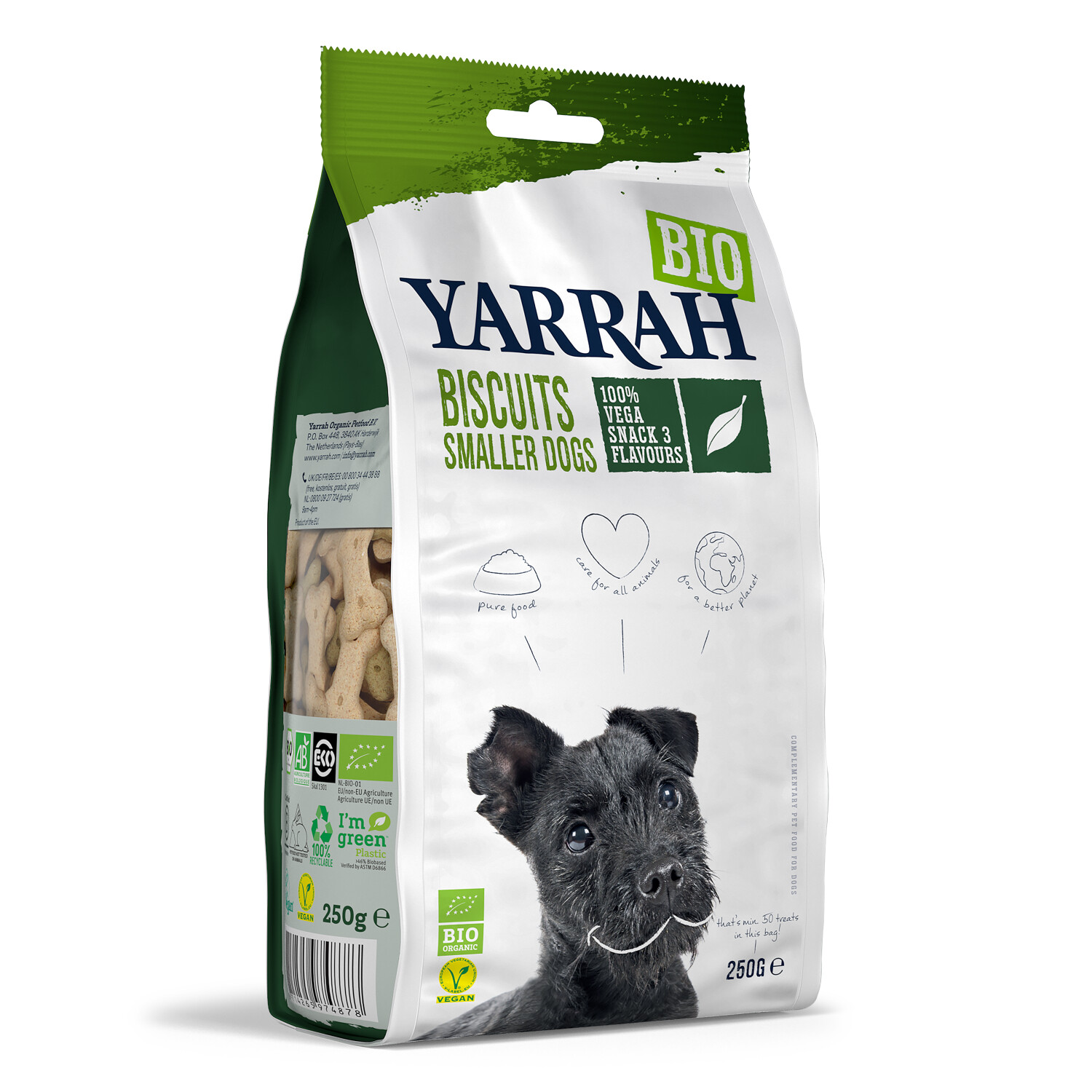 Yarrah Biscuits Vega pour chien 250g