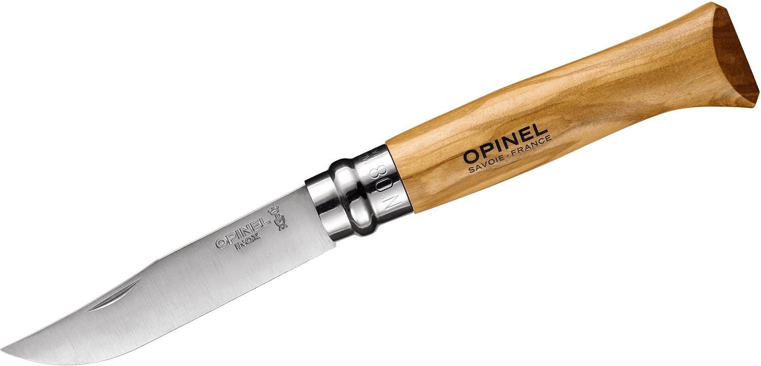 Opinel N° 8 Olive (coffret cadeau)