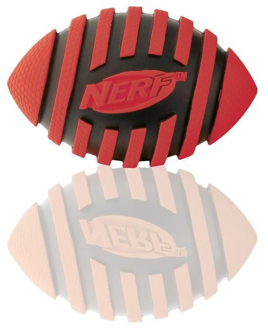 Nerf Dog Spiral Squeak Football M