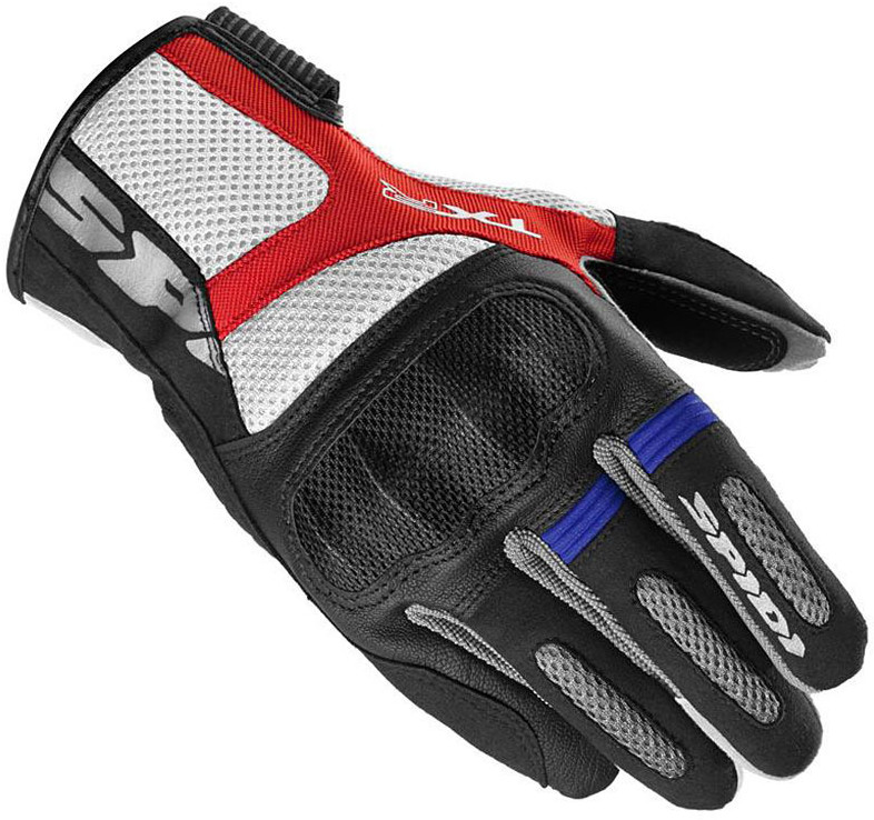 Spidi Gants TXR noir/blanc/rouge
