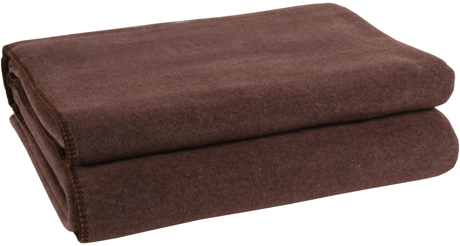 Zoeppritz Soft-Fleece 110x150cm Dark Brown
