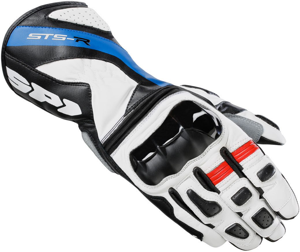 Spidi Gants STS-R blanc/bleu