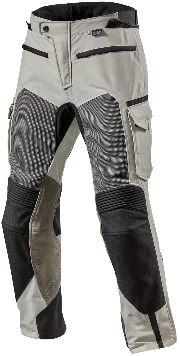 REV'IT! Pantalon Cayenne Pro gris clair/noir