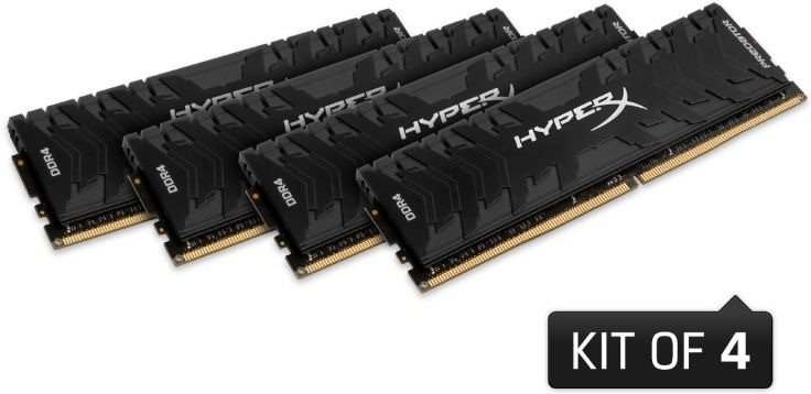 HyperX Predator 64GB Kit DDR4-2400 CL12 (HX424C12PB3K4/64)