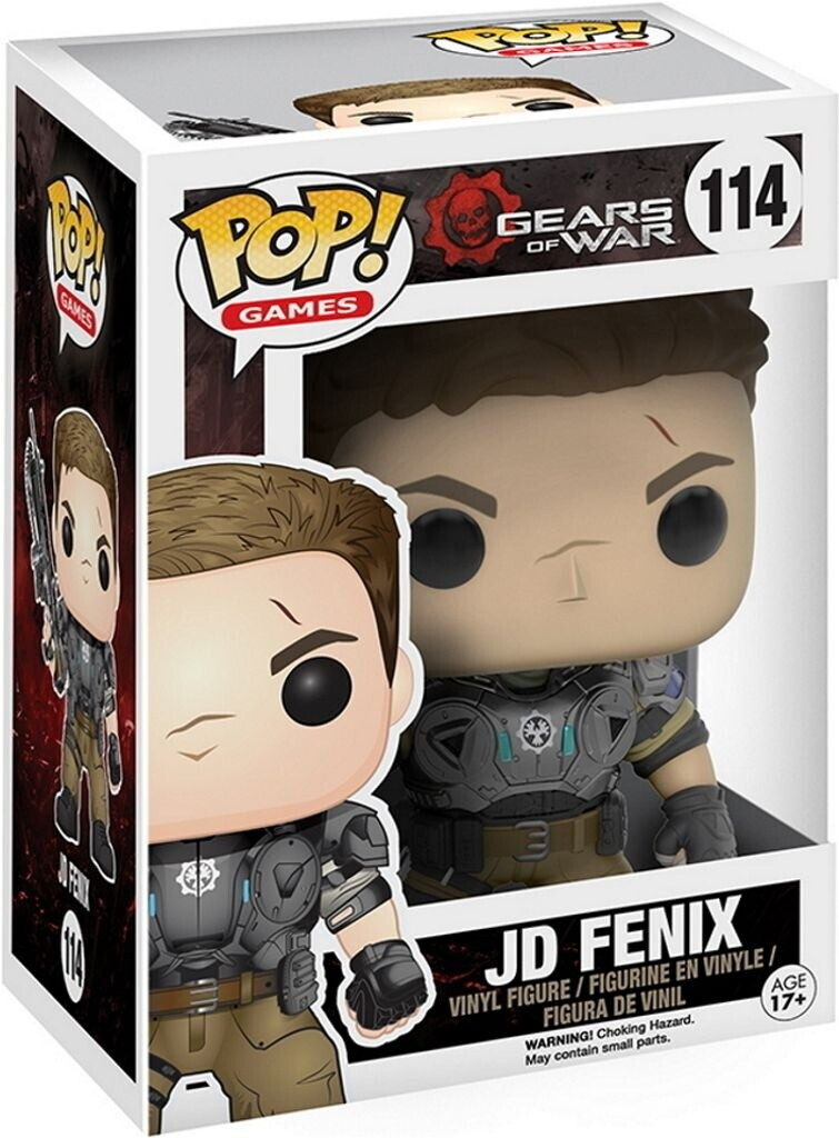 Funko Pop! Vinile 10636 – JD Armored Da Gears Of War, Collezionabile, Altezza 9 Cm