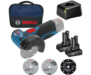 BOSCH GWS 12V-76 Cordless Mini Angle Grinder Unboxing and test 