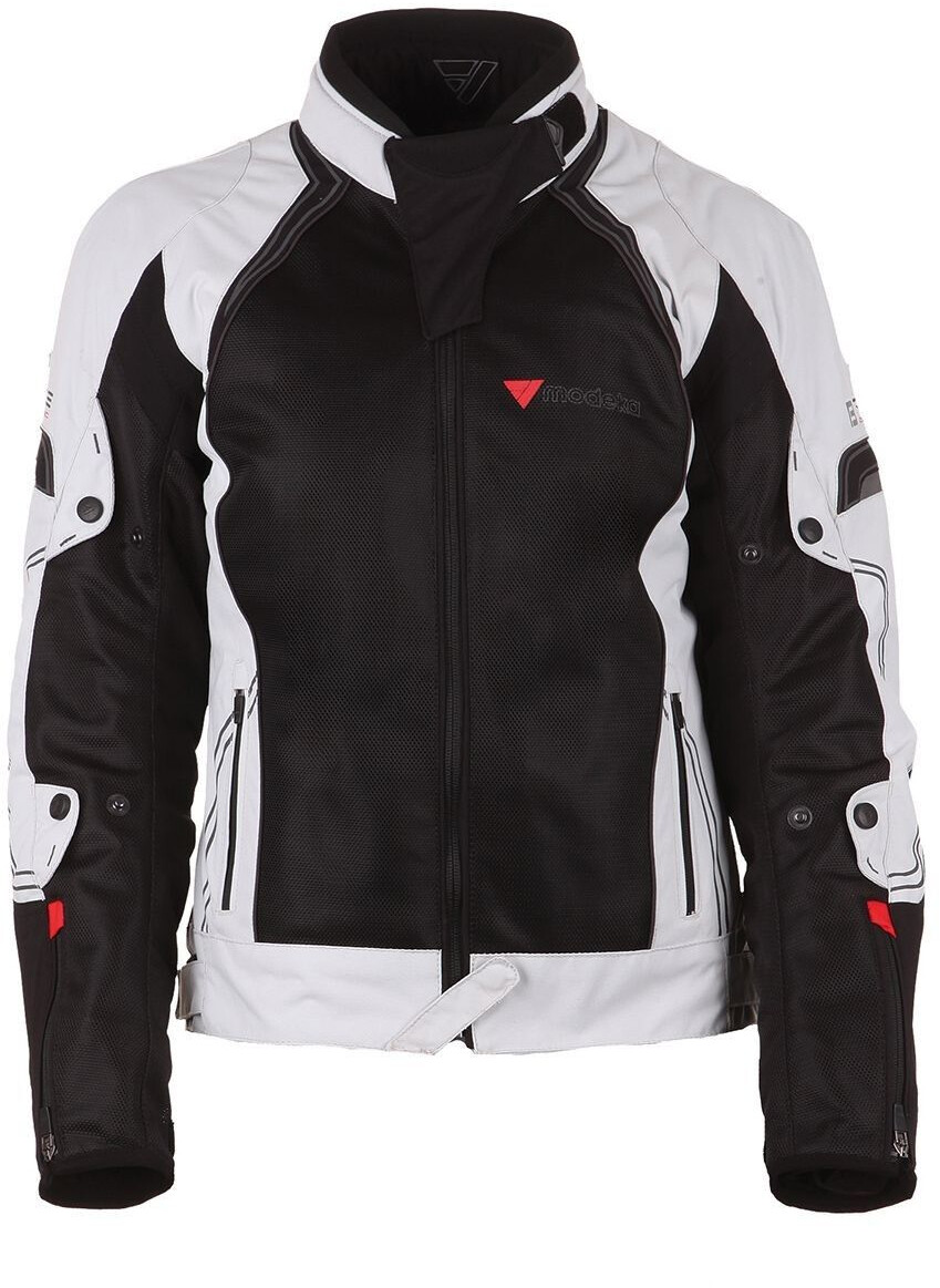 Modeka Blouson Breeze Lady noir/gris clair