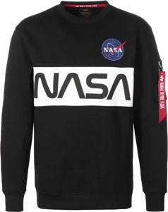 Alpha Industries Nasa Inlay Sweatshirt black (178308-03)