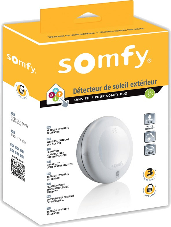 Sotel  Somfy 2401368 détecteur de fumée Sans fil