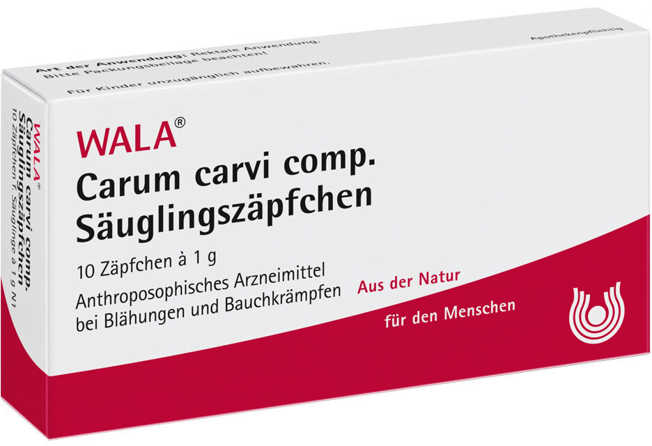 Wala-Heilmittel Carum carvi comp Säuglingszäpfchen (10 Stk.) ab 4,59