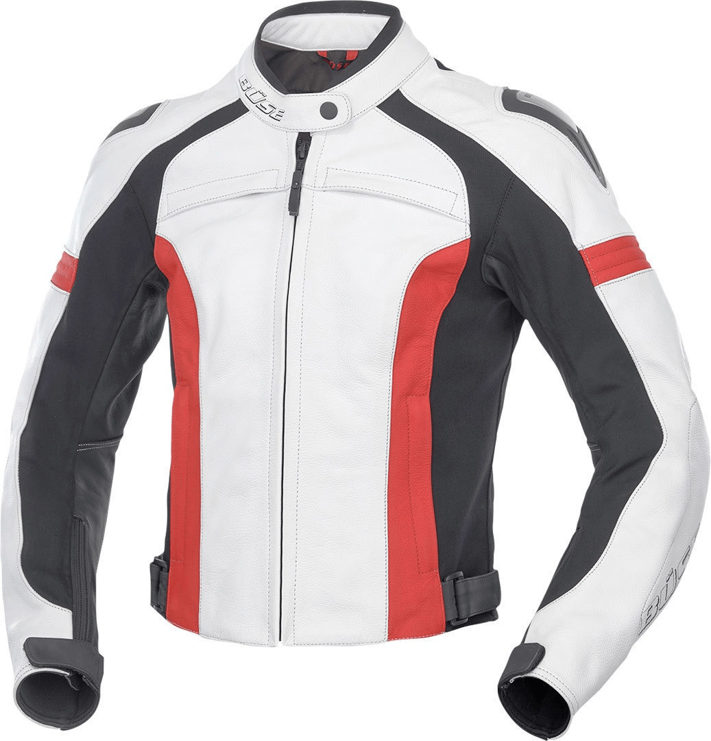 Büse Blouson Vermont Lady blanc/rouge/noir